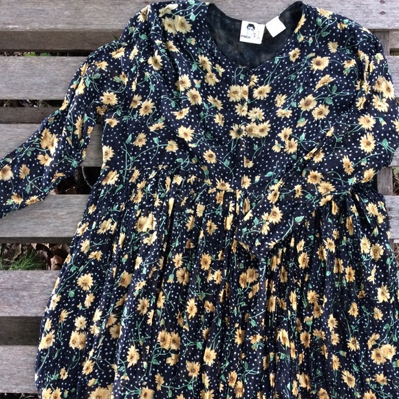 plus sunflower dress
